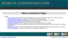 Tablet Screenshot of marcin.jankowski.com